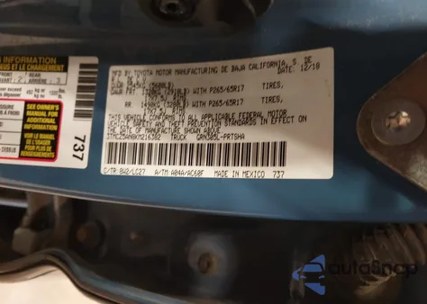 2019 Toyota Tacoma Trd Sport from USA, damaged, VIN 3TMCZ5AN8KM216382